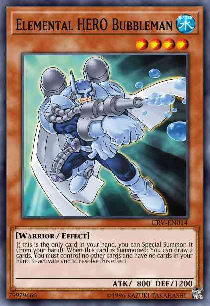 Elemental HERO Bubbleman - YSDJ-EN017 - Super Rare - Unlimited