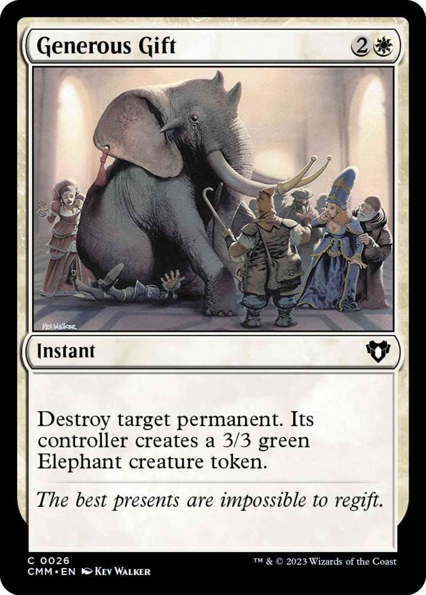 Generous Gift [26] [Commander Masters] [Non-Foil] – Face to Face Games
