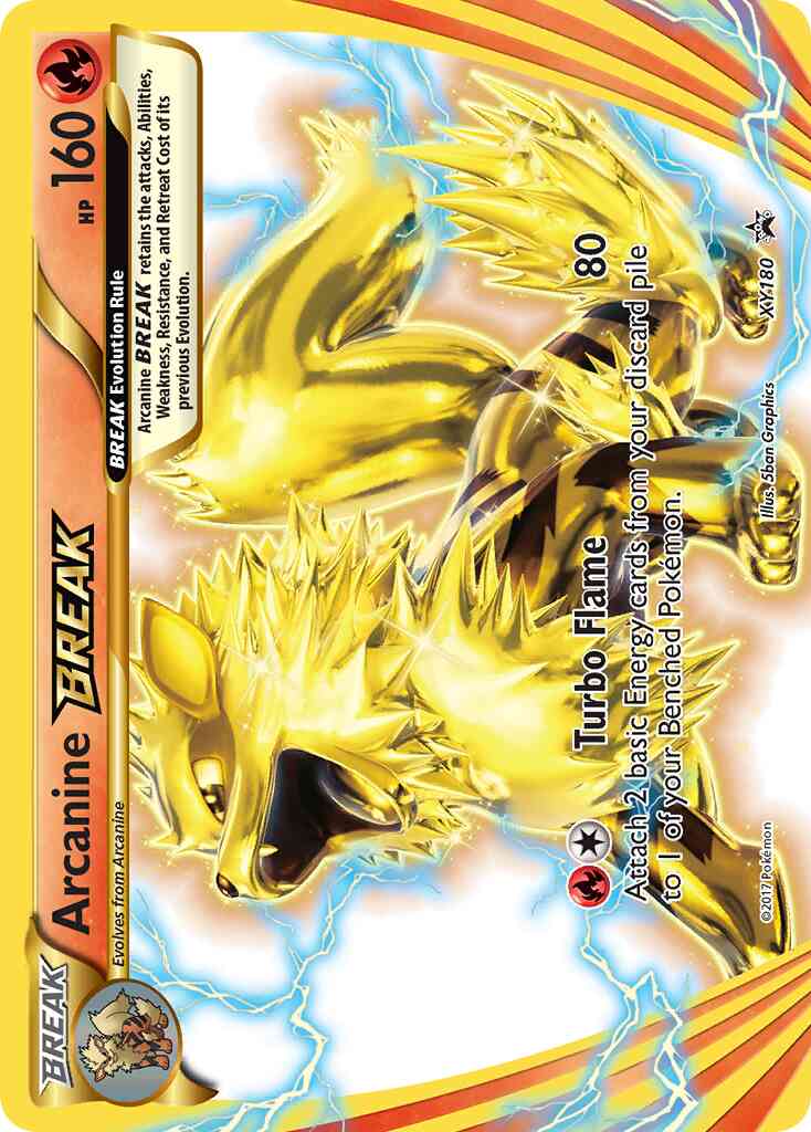 Arcanine BREAK - XY180 - Promo [xyp-XY180] [BREAK]