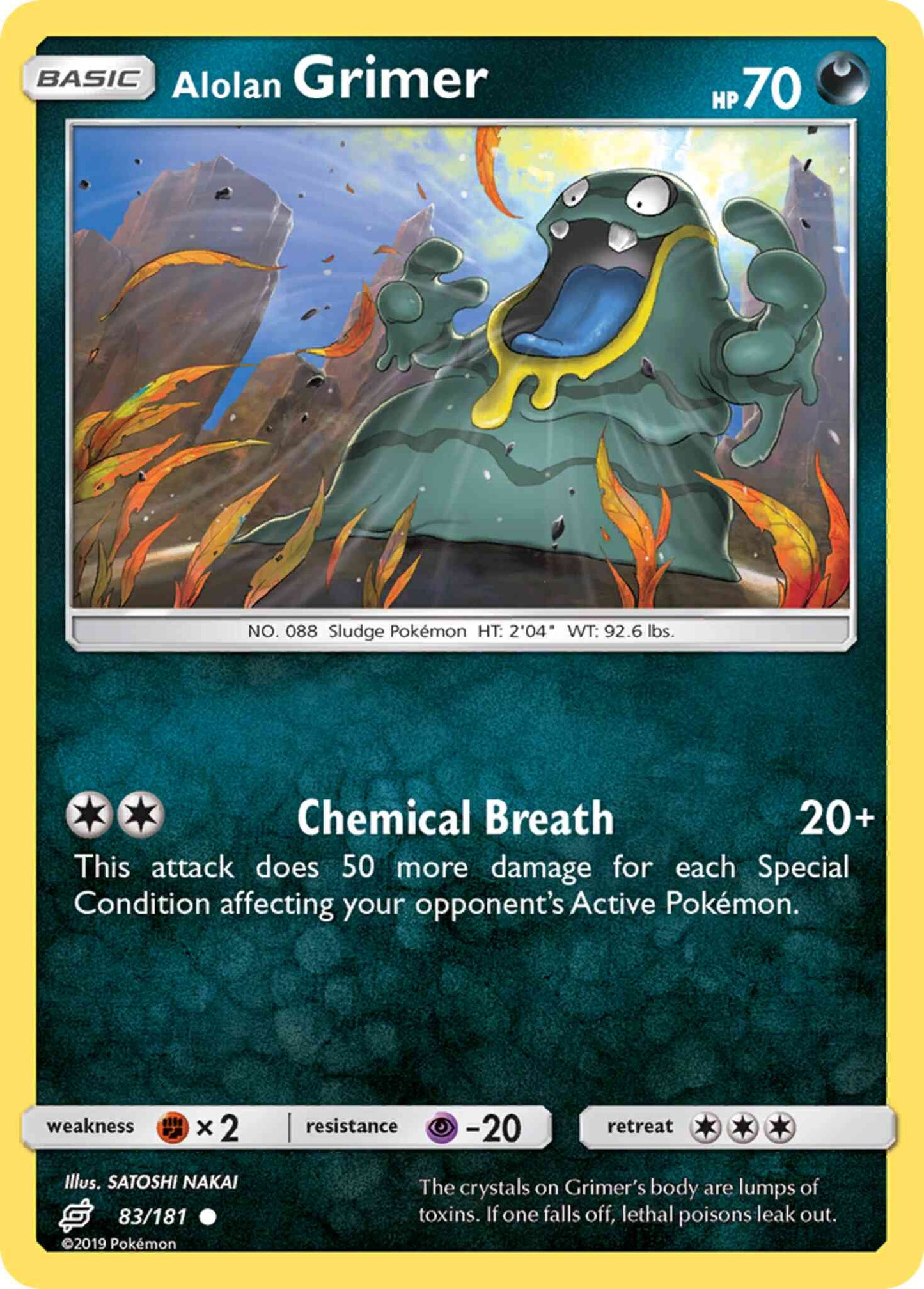 Alolan Grimer - 83/181 - Common [sm9-83] [Reverse Holo]