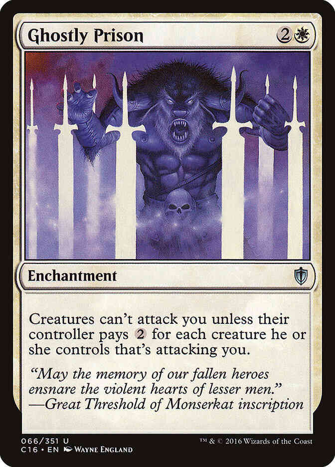 Ghostly Prison [66] [Commander 2016] [Non-Foil]