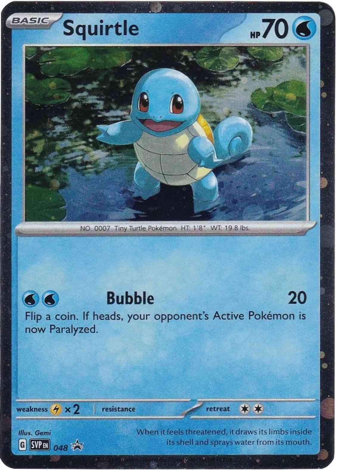 Squirtle - 048 - Promo [svp-048] [Cosmos Holo]
