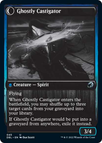 Covetous Castaway // Ghostly Castigator [45] [Innistrad: Double Feature] [Non-Foil]