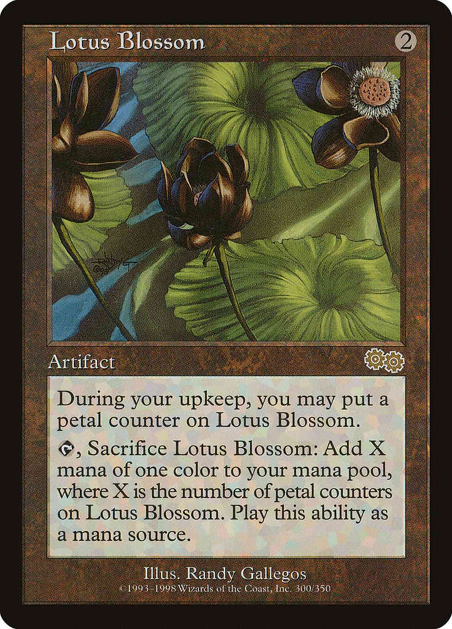 Lotus Blossom [300] [Urza's Saga] [Non-Foil]