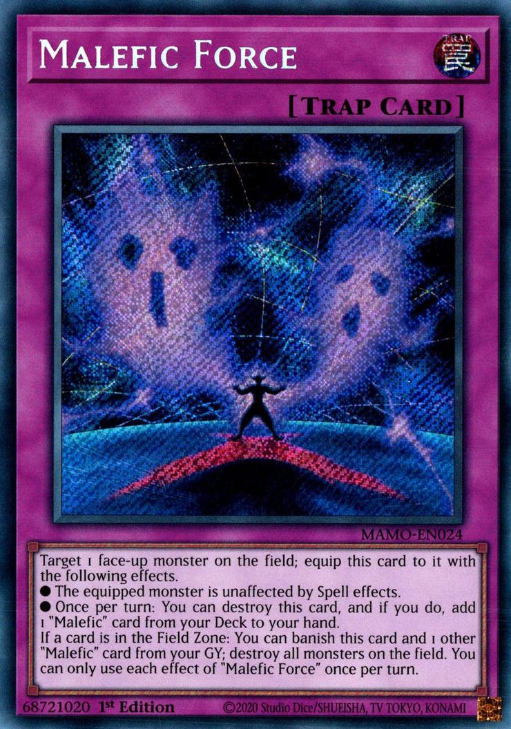 Malefic Force - MAMO-EN024 - Secret Rare - 1st Edition