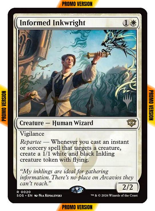 Informed Inkwright [20p] [Promo Pack] [Secrets of Strixhaven Promos] [Non-Foil]