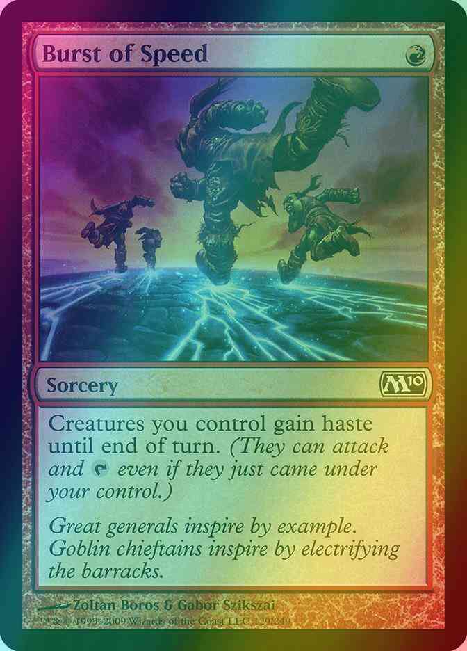 Burst of Speed [129] [Magic 2010] [Foil]