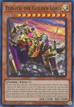 Eldlich the Golden Lord - Alternate Art - RA01-EN019 - Super Rare - 1st Edition