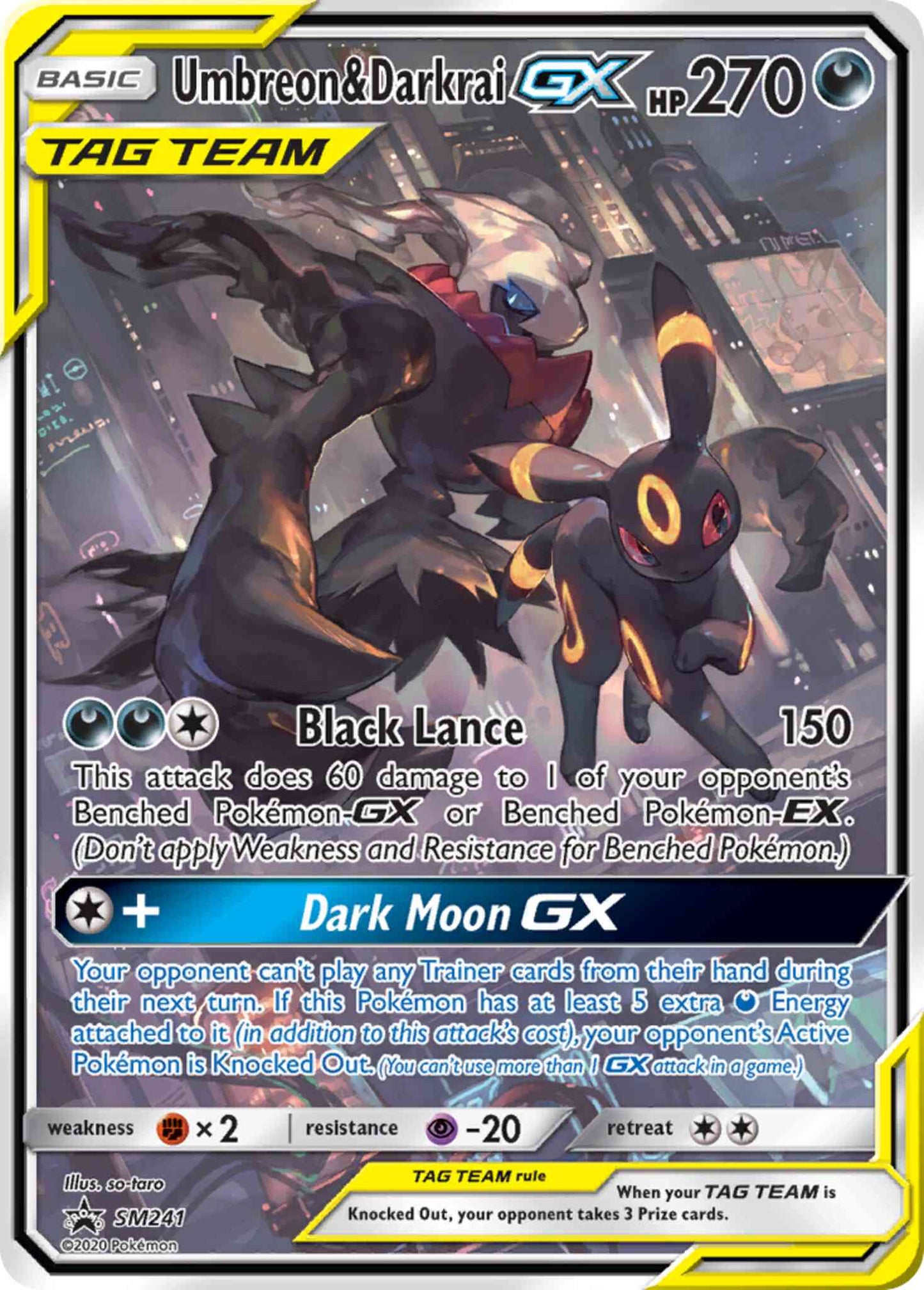 Umbreon & Darkrai-GX - SM241 - Promo [smp-SM241] [Ultra]