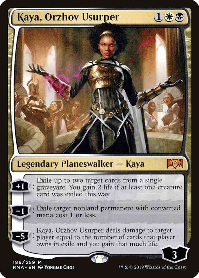Kaya, Orzhov Usurper [186] [Ravnica Allegiance] [Non-Foil]