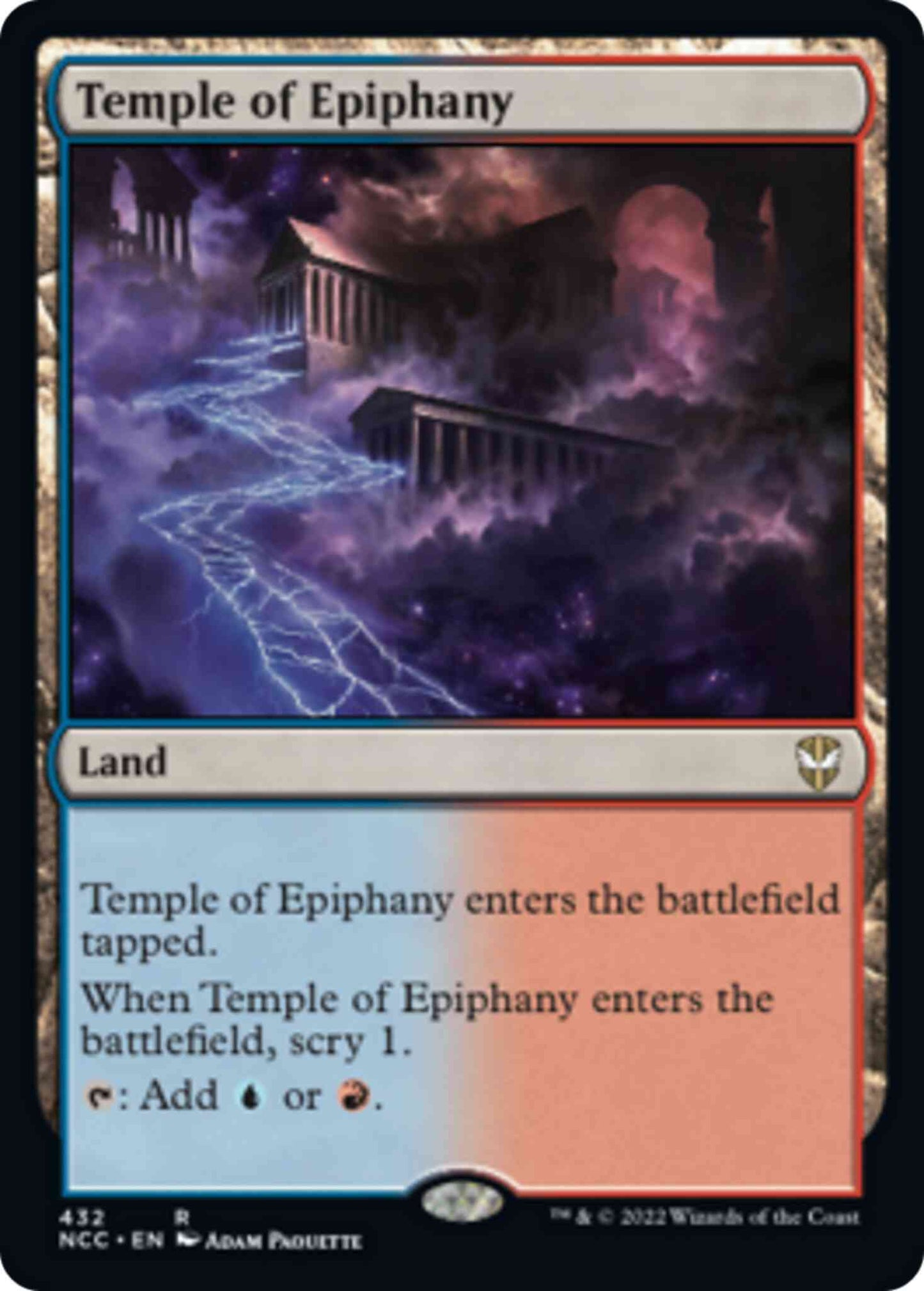 Temple of Epiphany [432] [Streets of New Capenna: Commander] [Non-Foil]