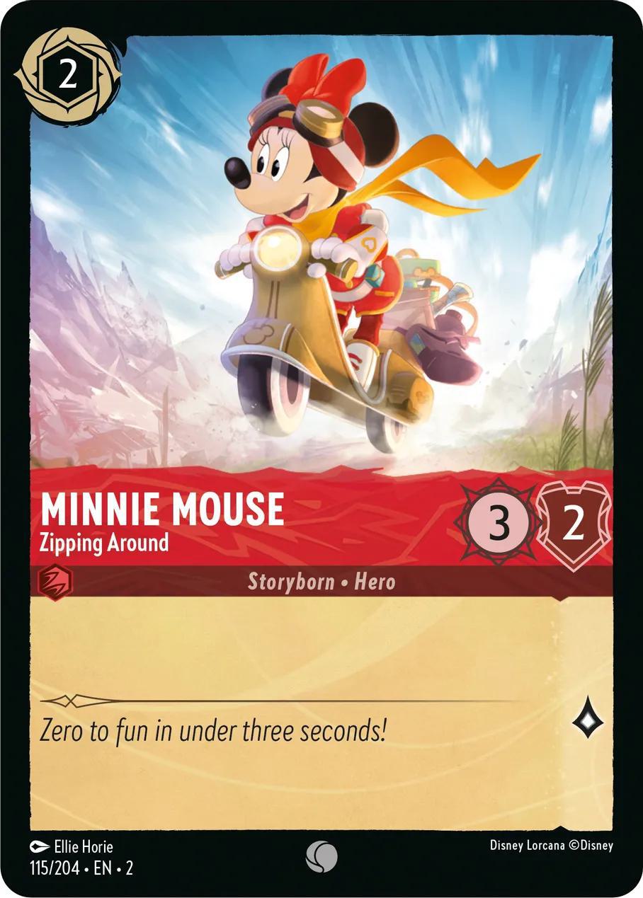 Minnie Mouse - Zipping Around - 115/204 [Rise Of The Floodborn] [Non-Foil]
