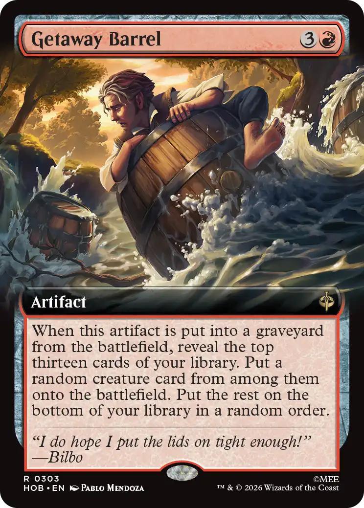 Getaway Barrel [303] [Extended Art] [The Hobbit] [Non-Foil]