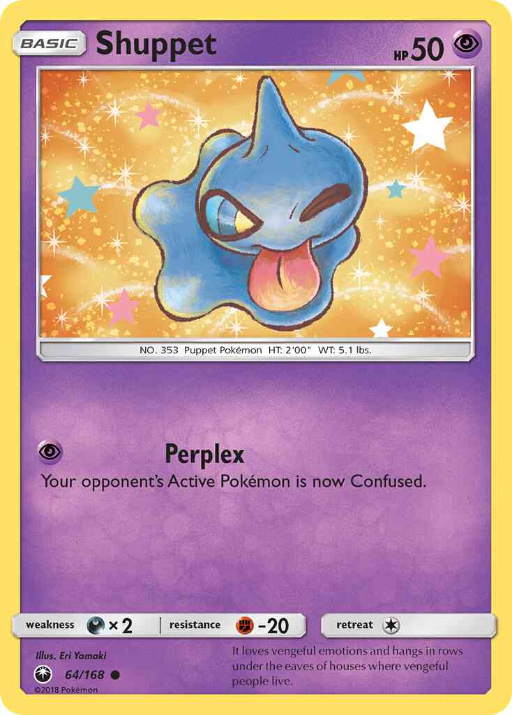 Shuppet - 64/168 - Common [sm7-64] [Reverse Holo]