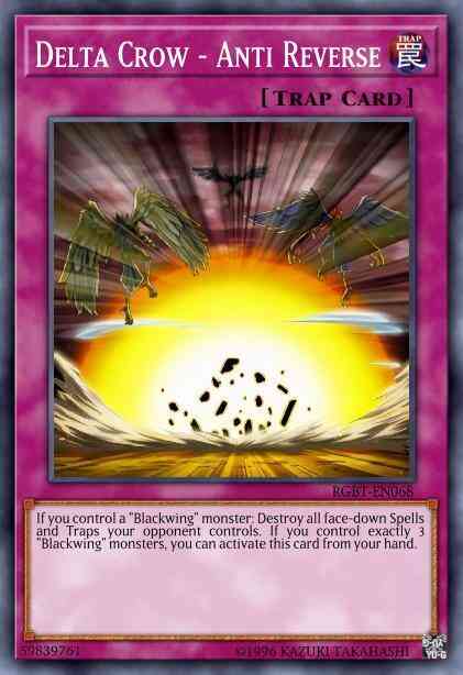 Delta Crow - Anti Reverse (Green) - DL17-EN019 - Rare - Unlimited