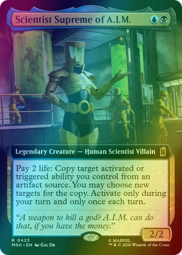 Scientist Supreme of A.I.M. [423] [Extended Art] [Marvel Super Heroes] [Foil]
