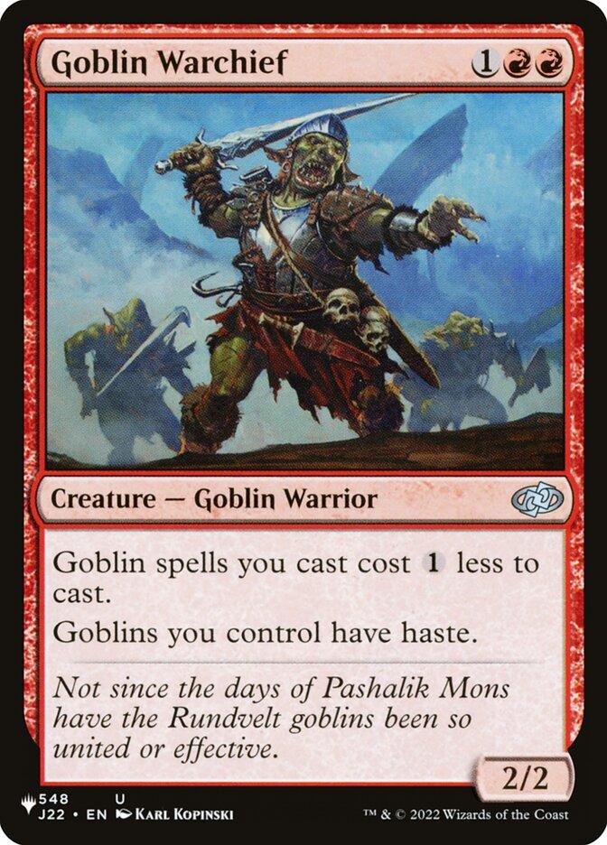 Goblin Warchief [J22-548] [The List] [Non-Foil]