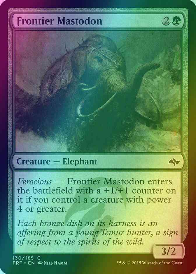 Frontier Mastodon [130] [Fate Reforged] [Foil]