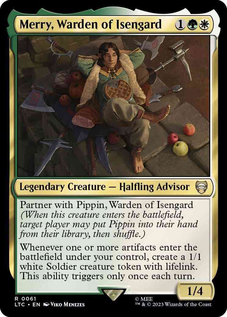 Merry, Warden of Isengard [61] [The Lord of the Rings: Tales of Middle-earth: Commander] [Non-Foil]