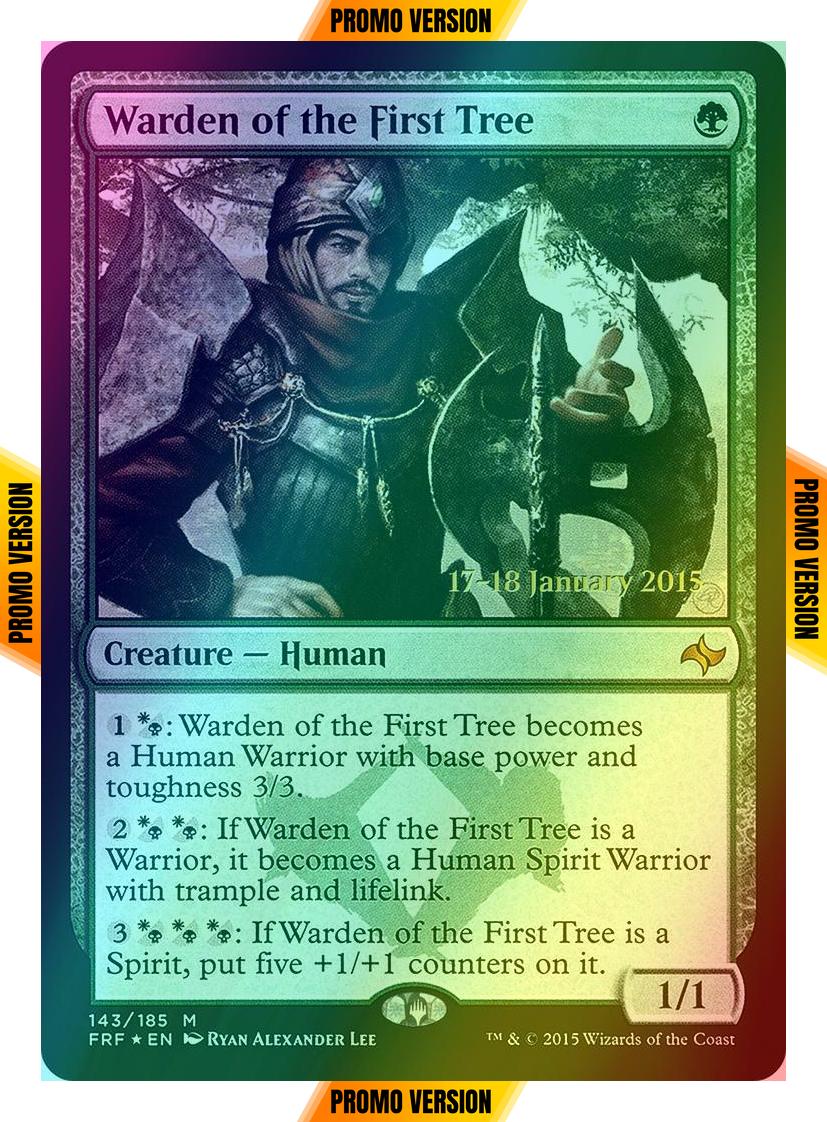 Warden of the First Tree [143s] [Fate Reforged Promos] [Foil]