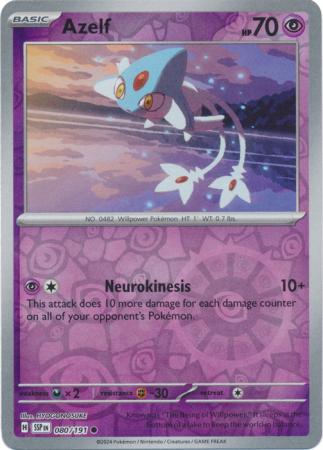 Azelf - 080/191 - Common [sv08-080] [Reverse Holo]