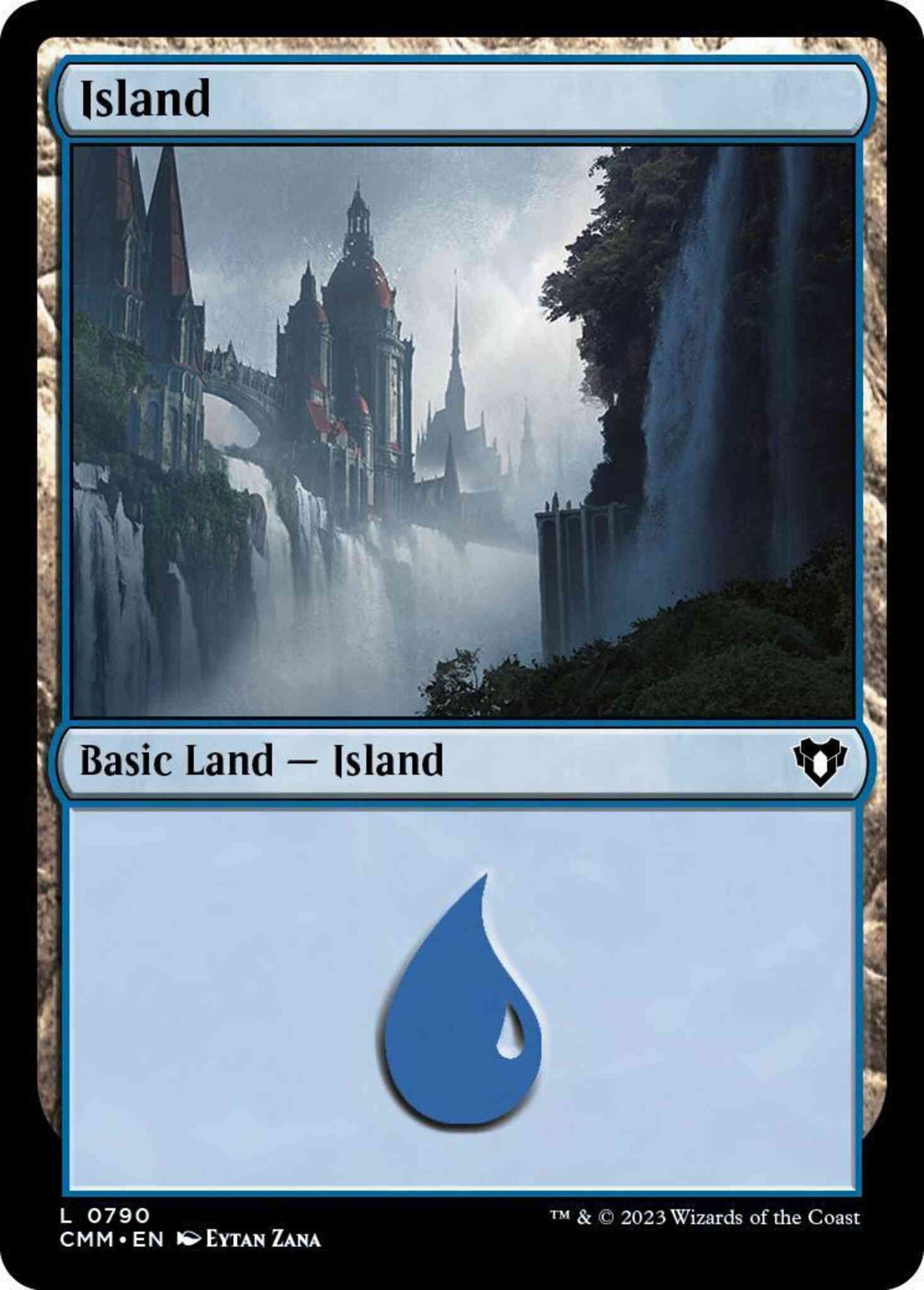 Island [790] [Commander Masters] [Non-Foil]