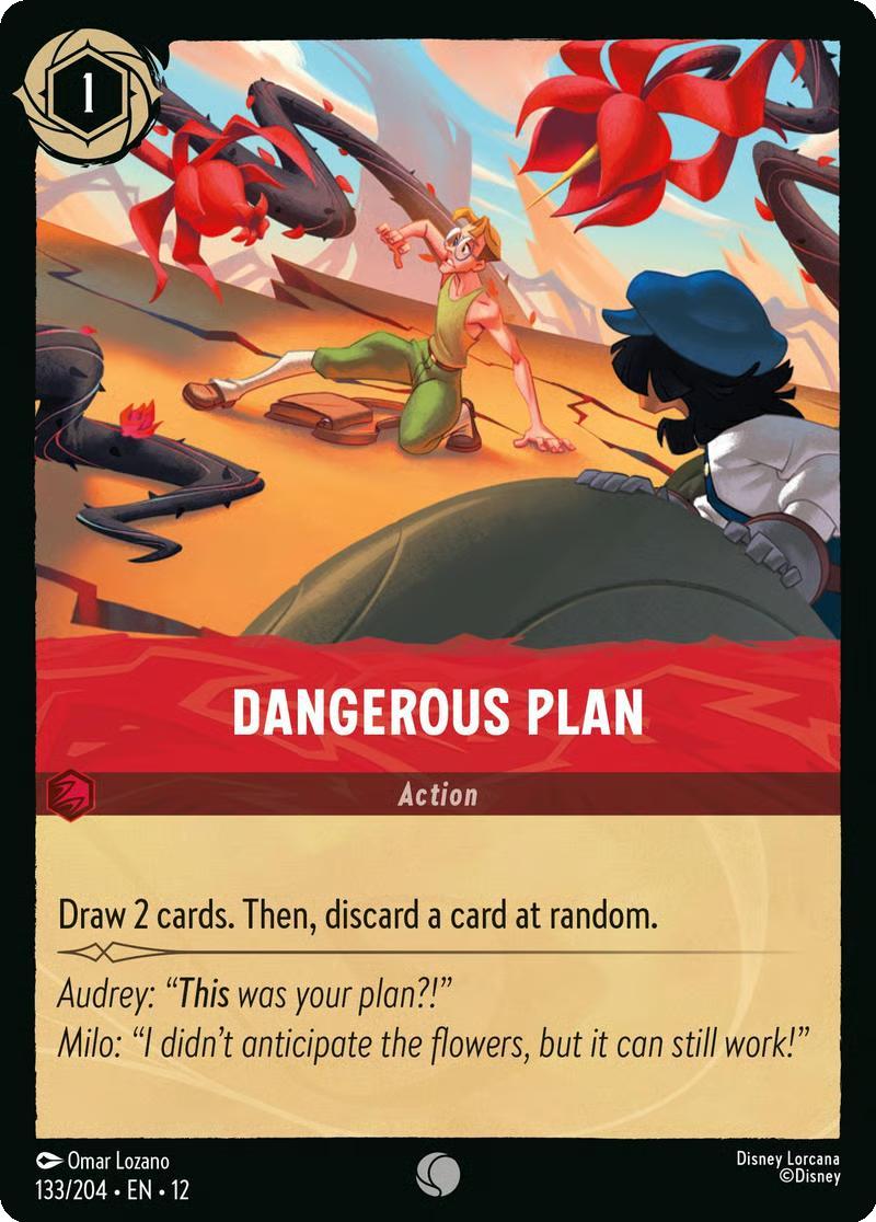 Dangerous Plan - 133/204 [Wilds Unknown] [Non-Foil]