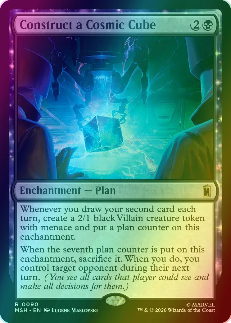 Construct a Cosmic Cube [90] [Marvel Super Heroes] [Foil]
