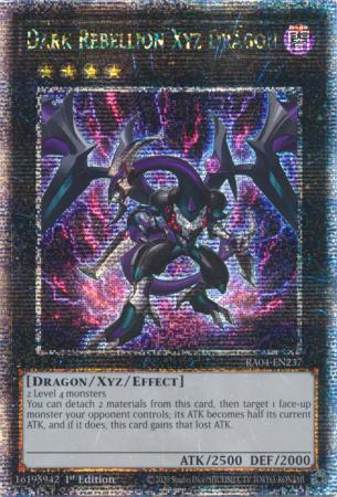 Dark Rebellion Xyz Dragon - RA04-EN237 - Quarter Century Secret Rare - 1st Edition