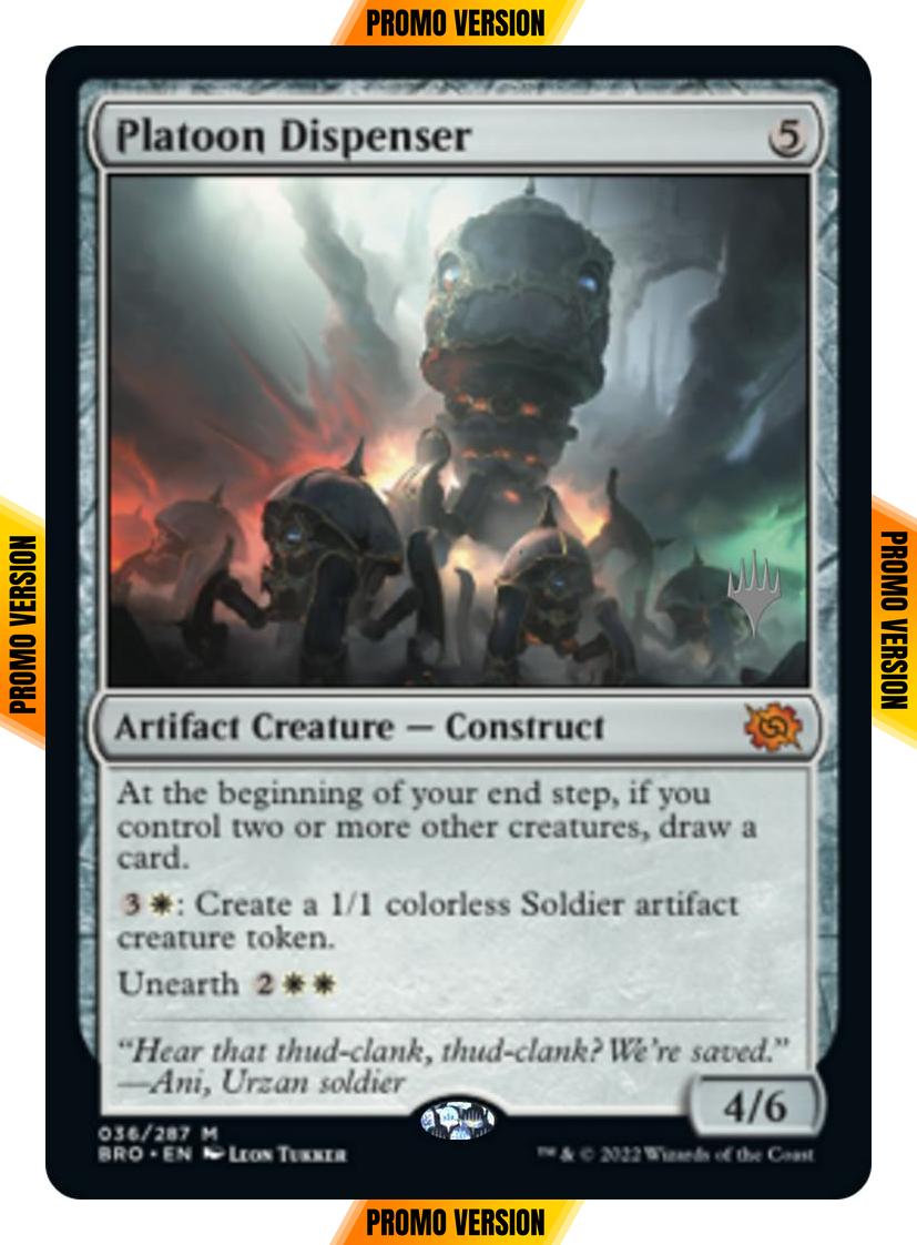 Platoon Dispenser [36p] [Promo Pack] [The Brothers' War: Promos] [Non-Foil]