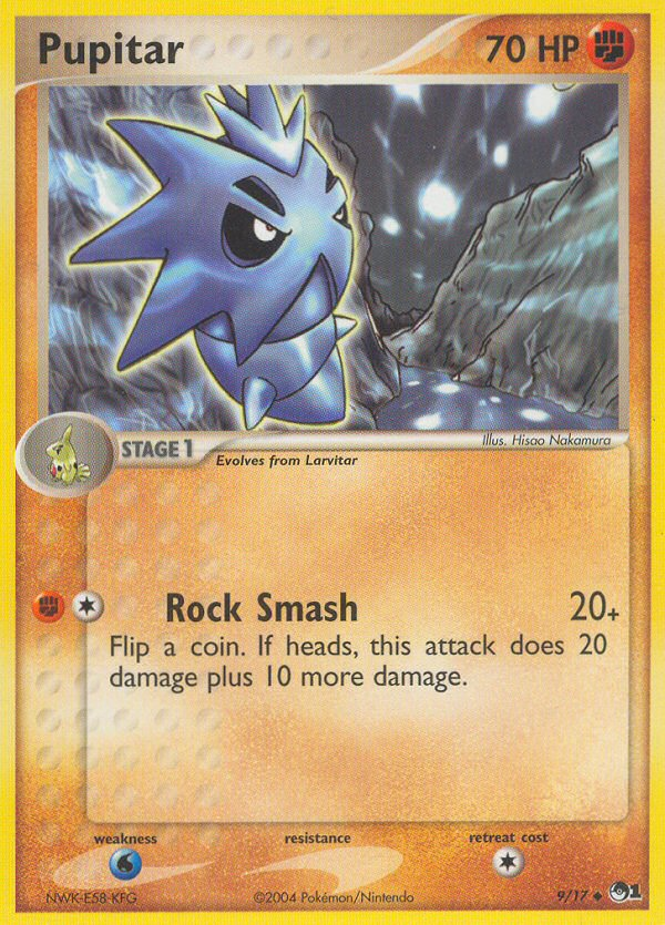 Pupitar - 9/17 - Uncommon [pop1-9] [Non-Holo]