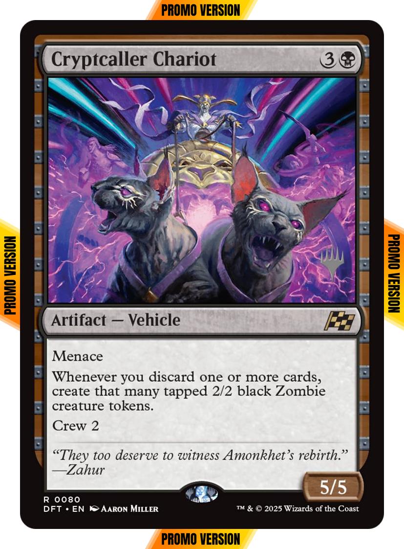 Cryptcaller Chariot [80p] [Promo Pack] [Aetherdrift: Promos] [Non-Foil]