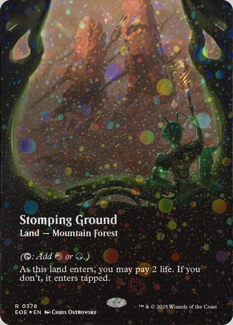 Stomping Ground [378] [Borderless] [Viewport] [Edge of Eternities] [Galaxy Foil]