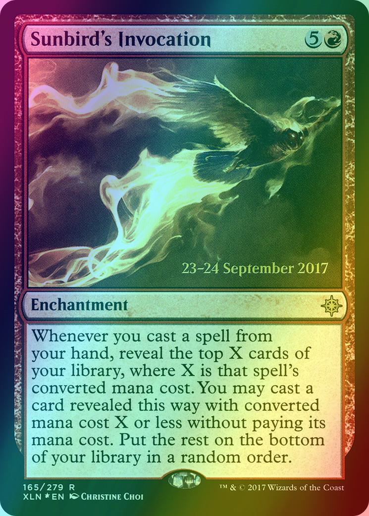 Sunbird's Invocation [165s] [Ixalan Promos] [Foil]