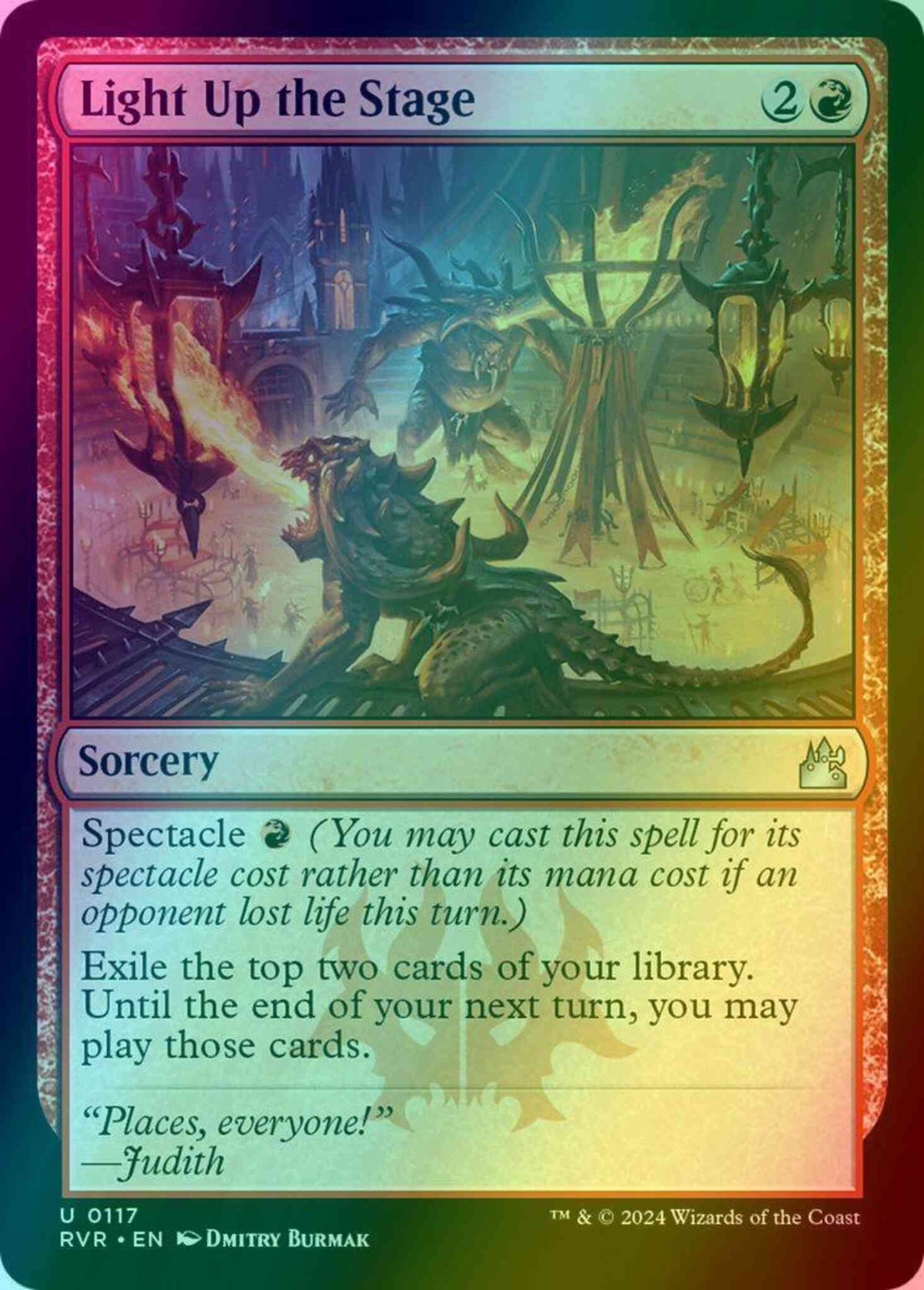 Light Up the Stage [117] [Ravnica Remastered] [Foil] – Face to Face Games