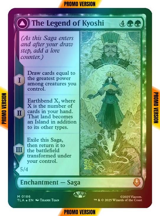 The Legend of Kyoshi // Avatar Kyoshi [186s] [Prerelease] [Avatar: The Last Airbender: Promos] [Foil]