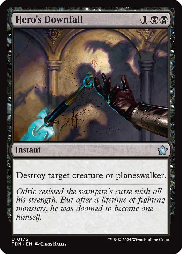 Hero's Downfall [175] [Foundations] [Non-Foil]
