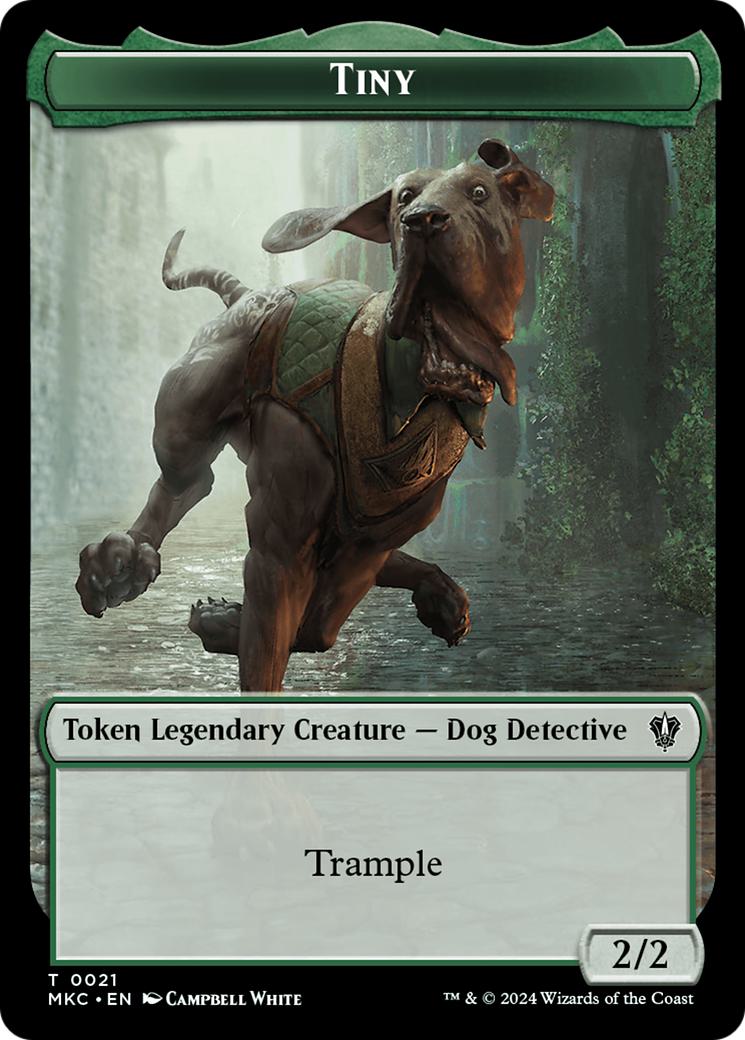 Eldrazi Token (01) // Tiny Token (21) [Murders at Karlov Manor: Commander: Tokens] [Non-Foil]