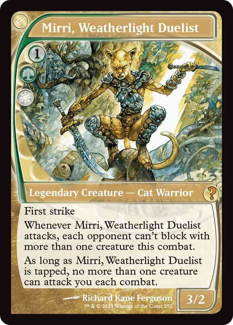 Mirri, Weatherlight Duelist [252] [Future Frame] [Mystery Booster 2] [Foil]