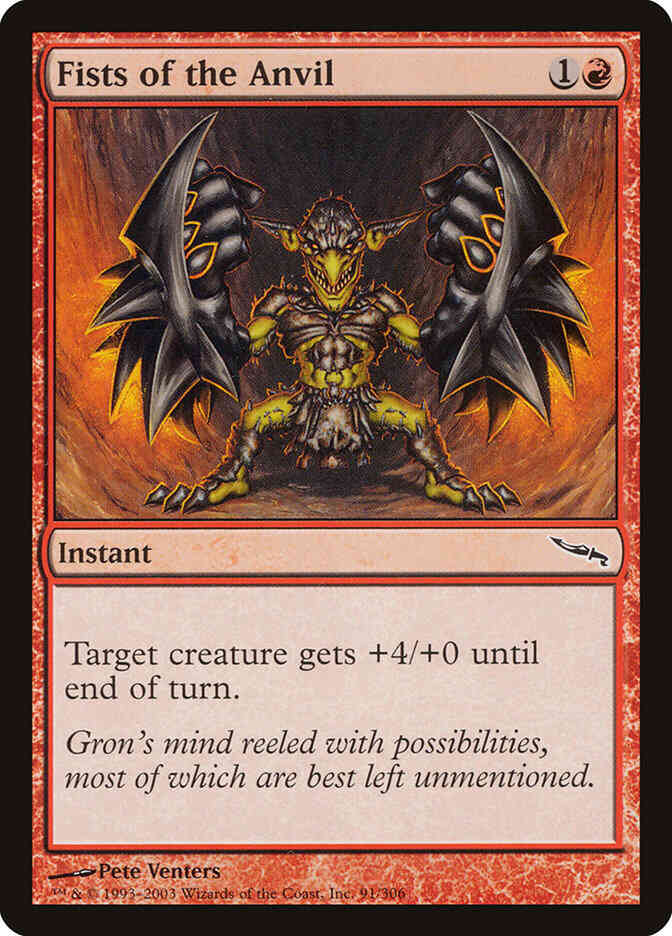 Fists of the Anvil [91] [Mirrodin] [Non-Foil]