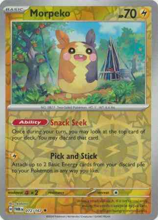 Morpeko - 072/167 - Uncommon [sv06-072] [Reverse Holo]
