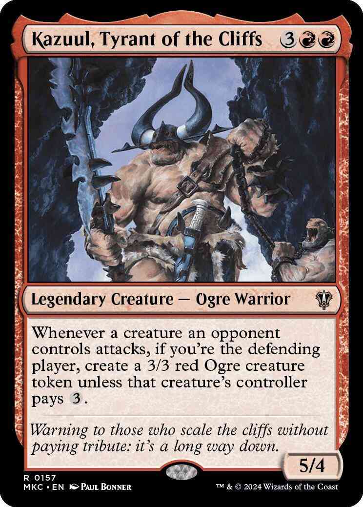 Kazuul, Tyrant of the Cliffs [157] [Murders at Karlov Manor: Commander] [Non-Foil]
