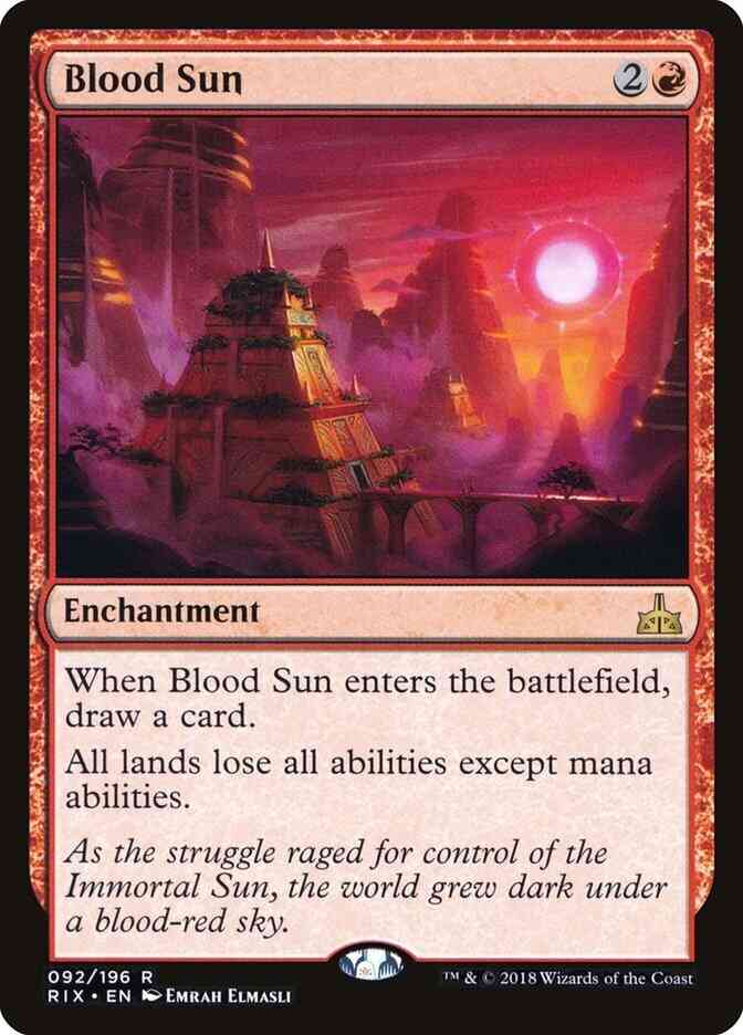 Blood Sun [92] [Rivals of Ixalan] [Non-Foil]