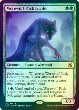 Werewolf Pack Leader [211] [Adventures in the Forgotten Realms] [Foil]