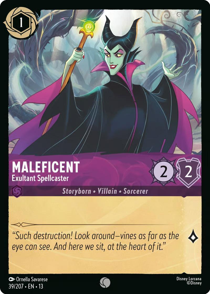 Maleficent - Exultant Spellcaster - 39/204 [Attack of the Vine!] [Non-Foil]
