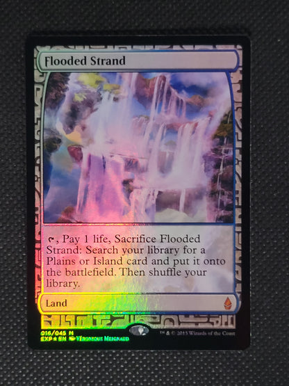 Flooded Strand — Damaged|Masterpiece Series|Foil — ID 18008