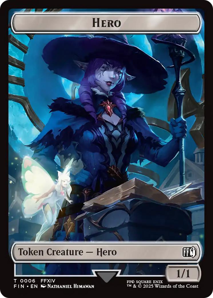 Hero Token (06) // Treasure Token (23) [FINAL FANTASY: Tokens] [Non-Foil]