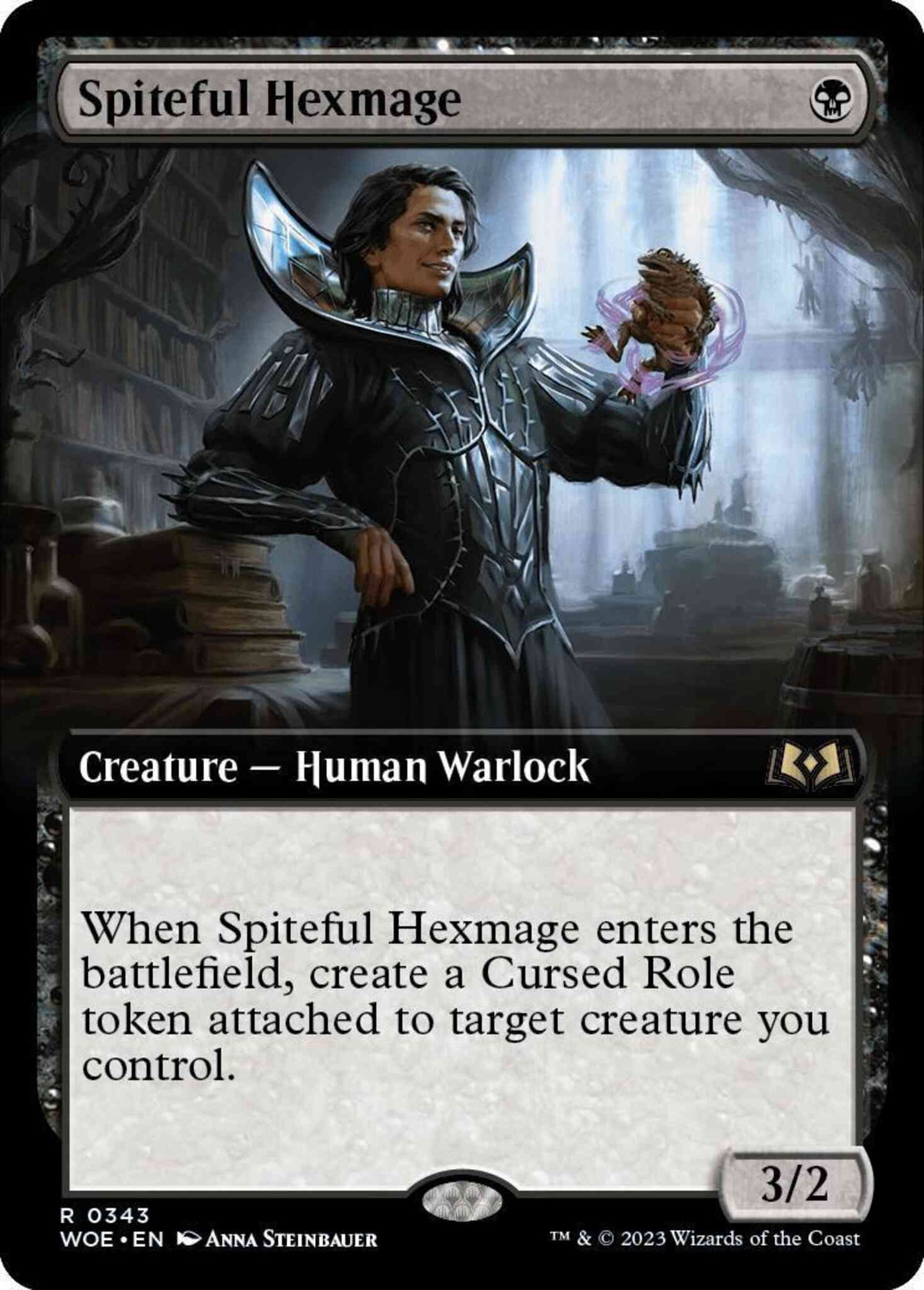 Spiteful Hexmage [343] [Extended Art] [Wilds of Eldraine] [Non-Foil]