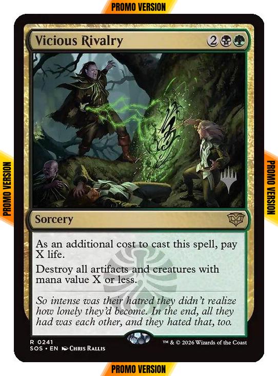 Vicious Rivalry [241p] [Promo Pack] [Secrets of Strixhaven Promos] [Non-Foil]