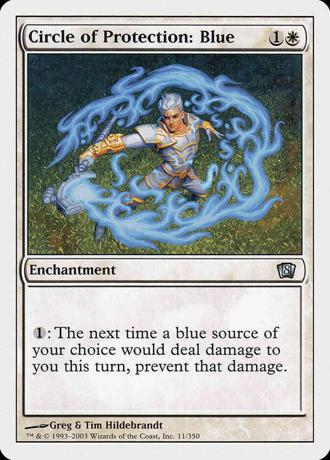 Circle of Protection: Blue [11] [Eighth Edition] [Non-Foil]
